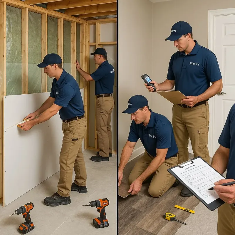 Repairs and Reconstruction process in Sanilac County, MI